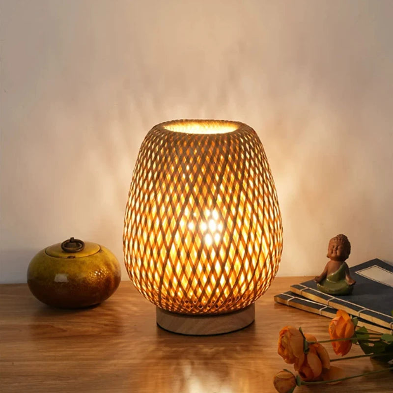 Aira | Wooven Bamboo Table Lamp