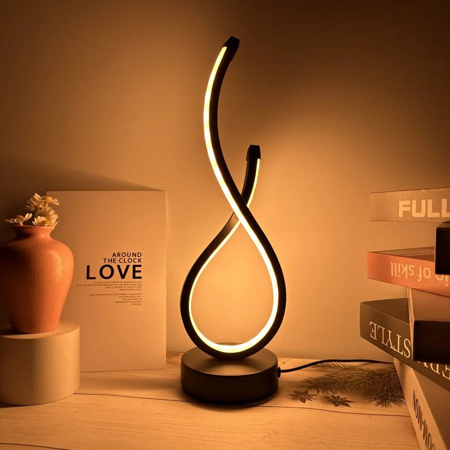 Vela | Sculptural Spiral LED Lamp