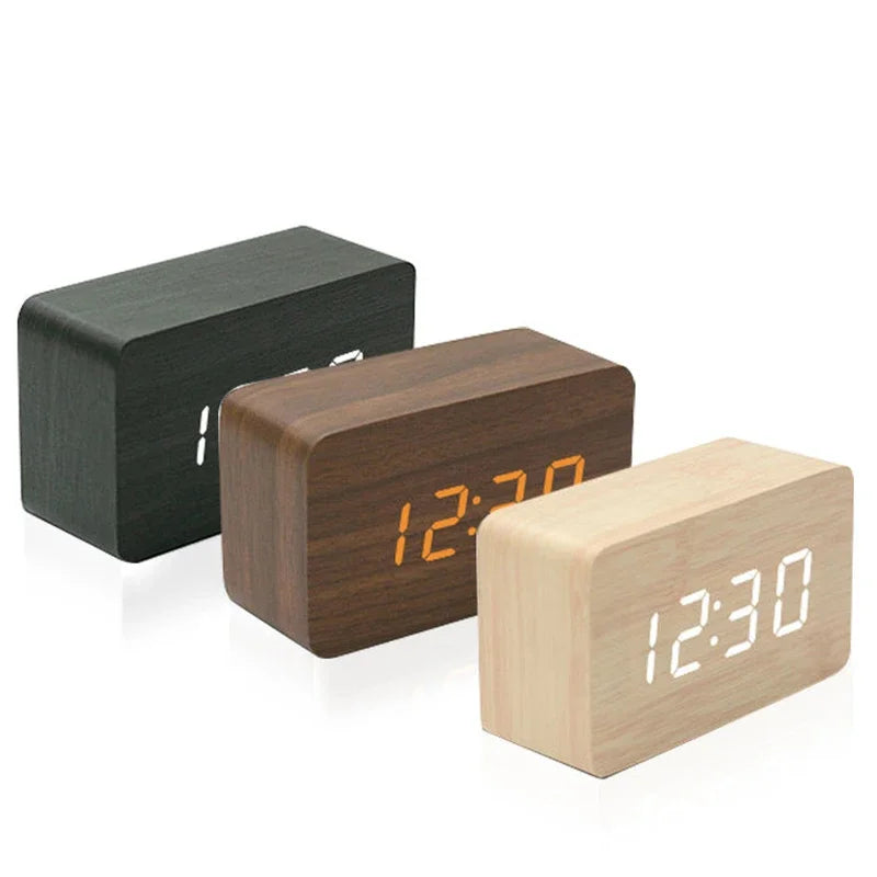 Mori | Wooden Digital Alarm Clock