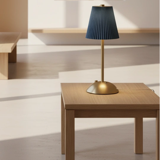 Liora | Portable Pleated Table Lamp