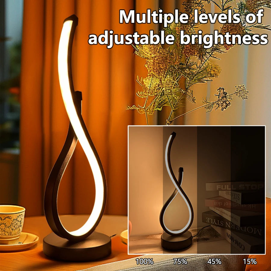 Vela | Sculptural Spiral LED Lamp