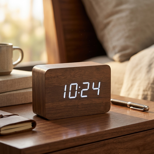 Mori | Wooden Digital Alarm Clock