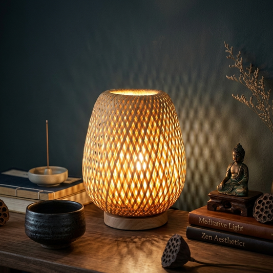 Aira | Wooven Bamboo Table Lamp